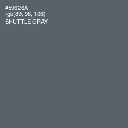 #59626A - Shuttle Gray Color Image